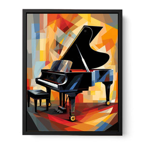 Piano Music Painting   Canvas Print