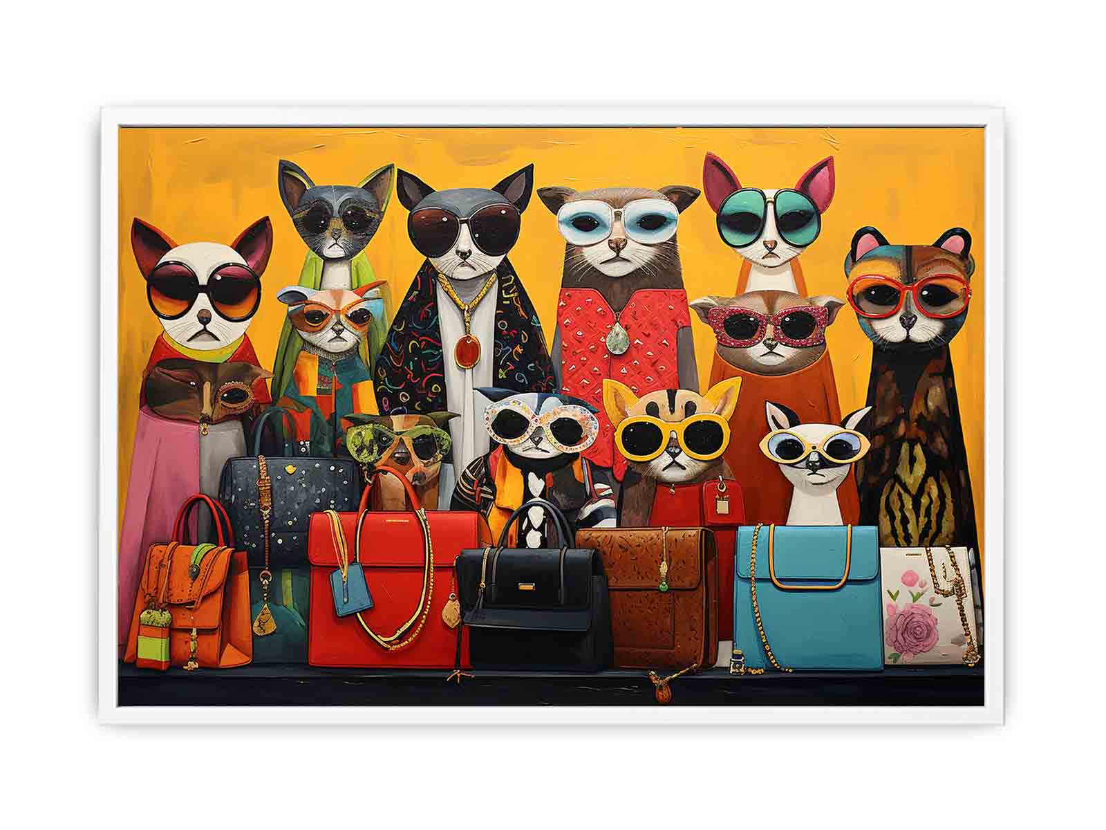 The Urban Fauna Framed Print