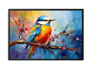 Modern Bird Art Painting  Canvas Print