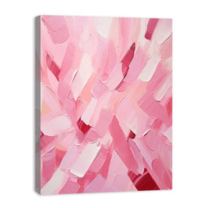 Rose Pink Abstract Art Painting
