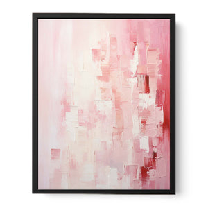 Abstract Pink Painting  Canvas Print
