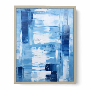 Blue  Abstract Art Painting  Art Print