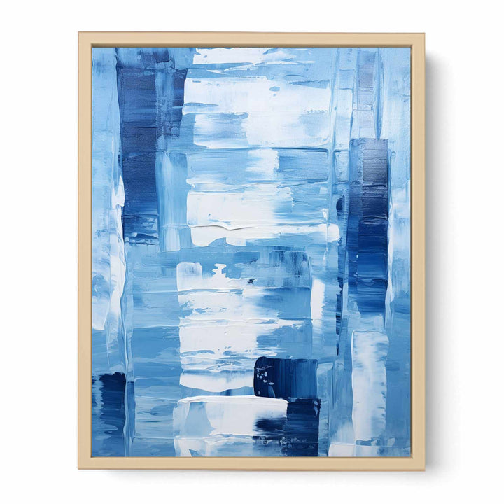 Blue  Abstract Art Painting  Streched canvas