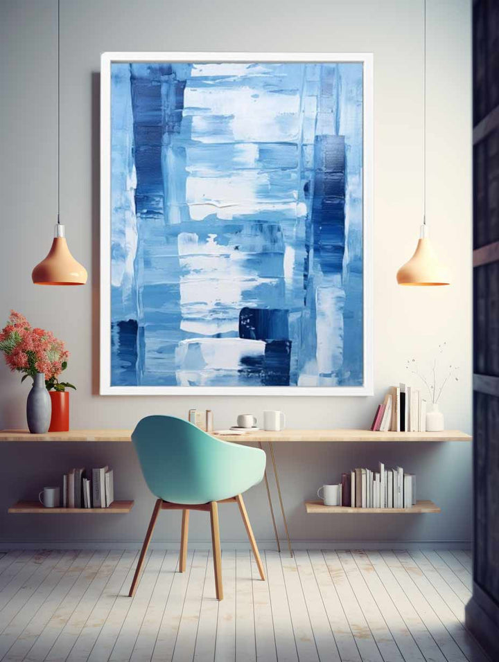 Blue  Abstract Art Painting