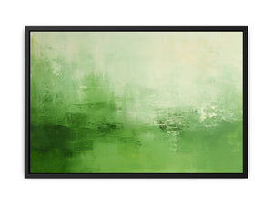 Green Abstract Painting  Canvas Print