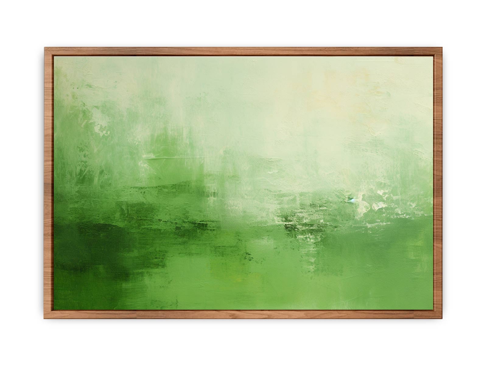Green Abstract Painting Poster