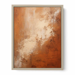 Abstract  Brown Painting  Art Print
