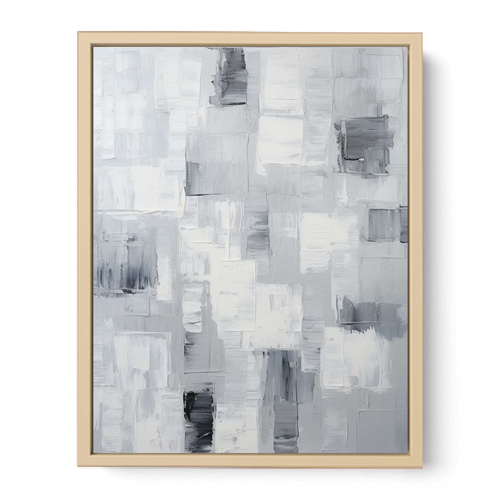 Abstract Painting Grey  Streched canvas