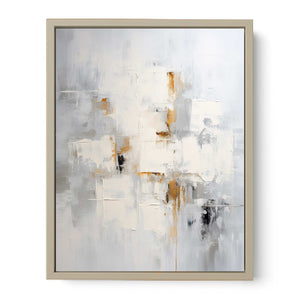 Grey Abstract Painting  Art Print
