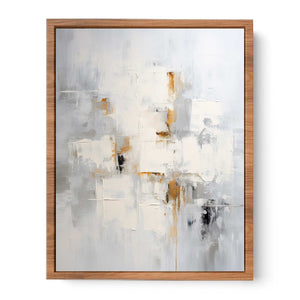 Grey Abstract Painting Poster
