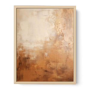 Brown Abstract Painting  Streched canvas