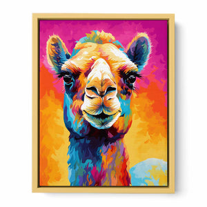 Camel Modern Art Painting   Streched canvas