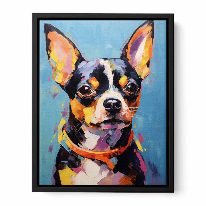 Abstract Dog Canvas Print