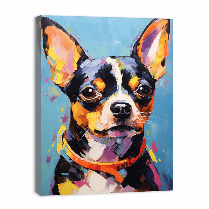 Abstract Dog Painting