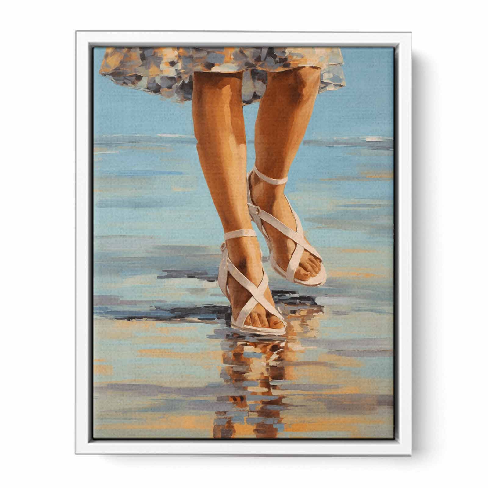 Sandels Modern Painting Framed Print