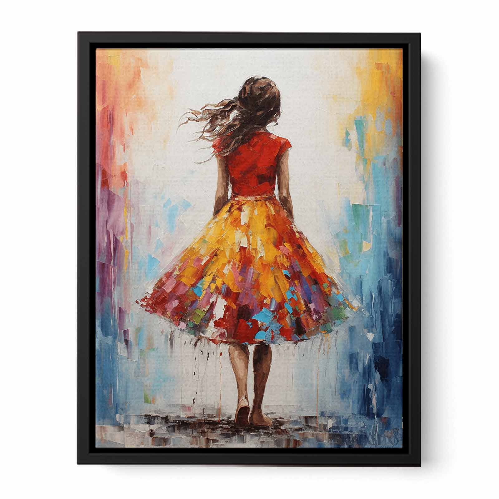 Chromatic Bloom  Canvas Print