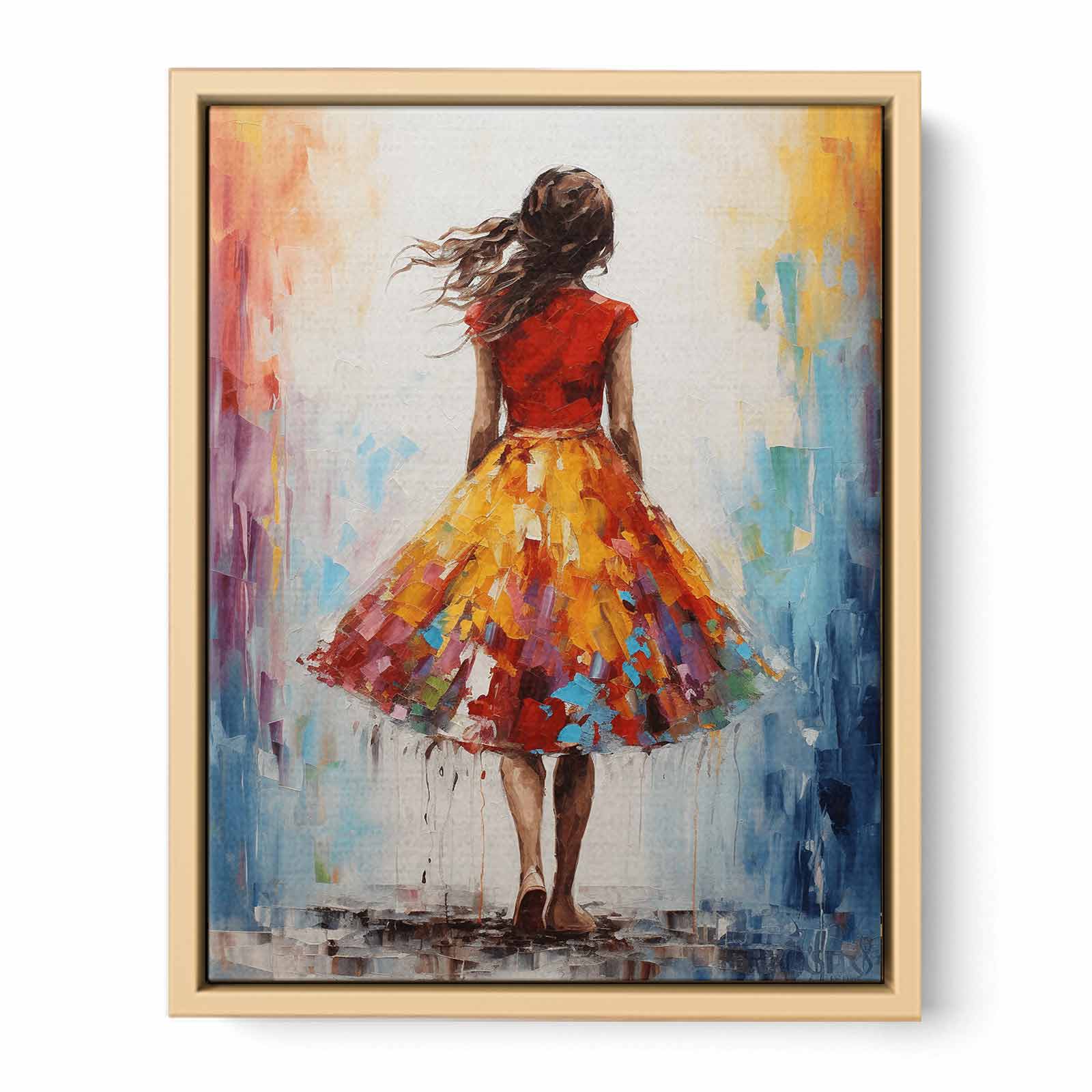 Chromatic Bloom  Art Print
