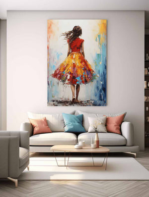 Chromatic Bloom Painting
