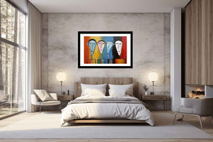 Cubist Portrait Painting