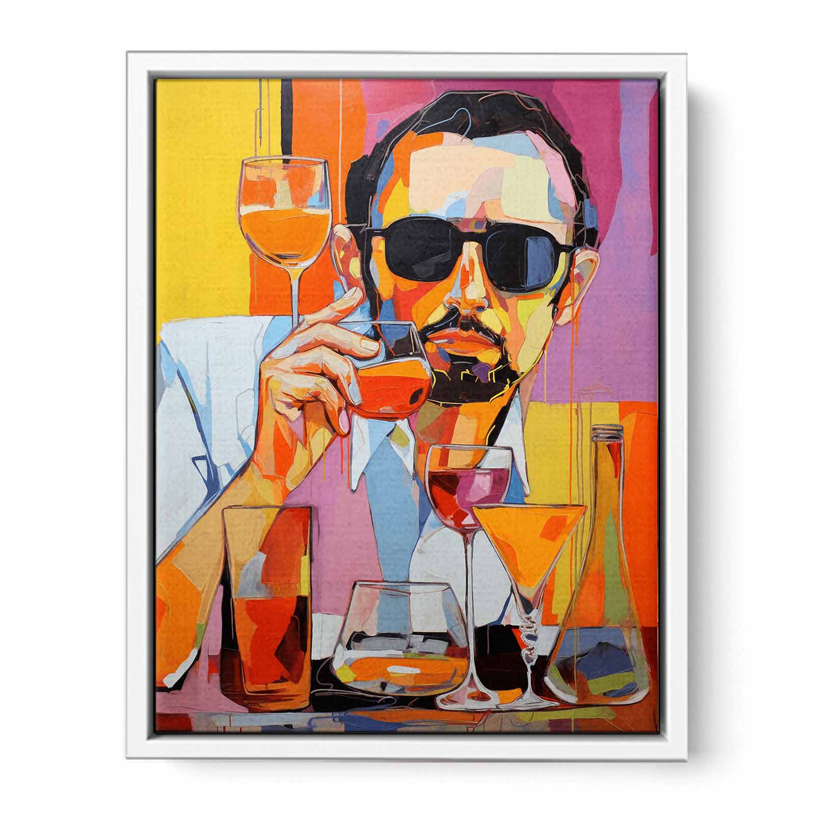 Golden Solace Framed Print