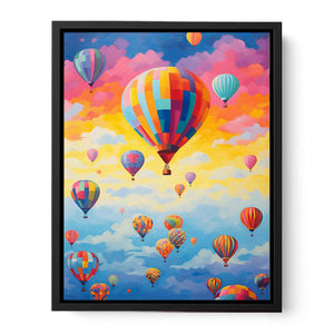 Hot Balloons   Canvas Print