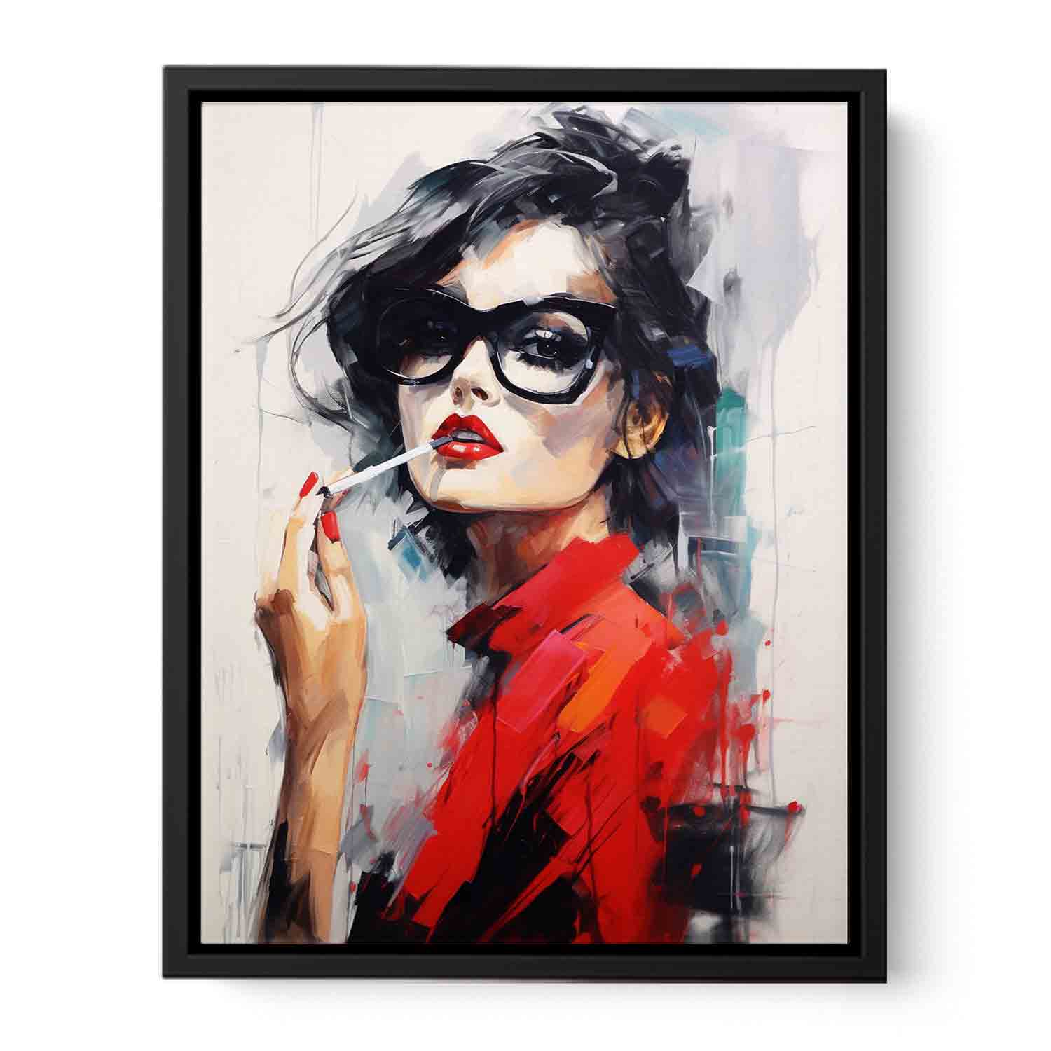Crimson Haze  Canvas Print