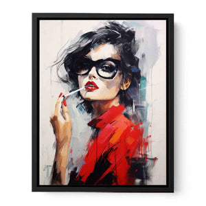 Crimson Haze  Canvas Print
