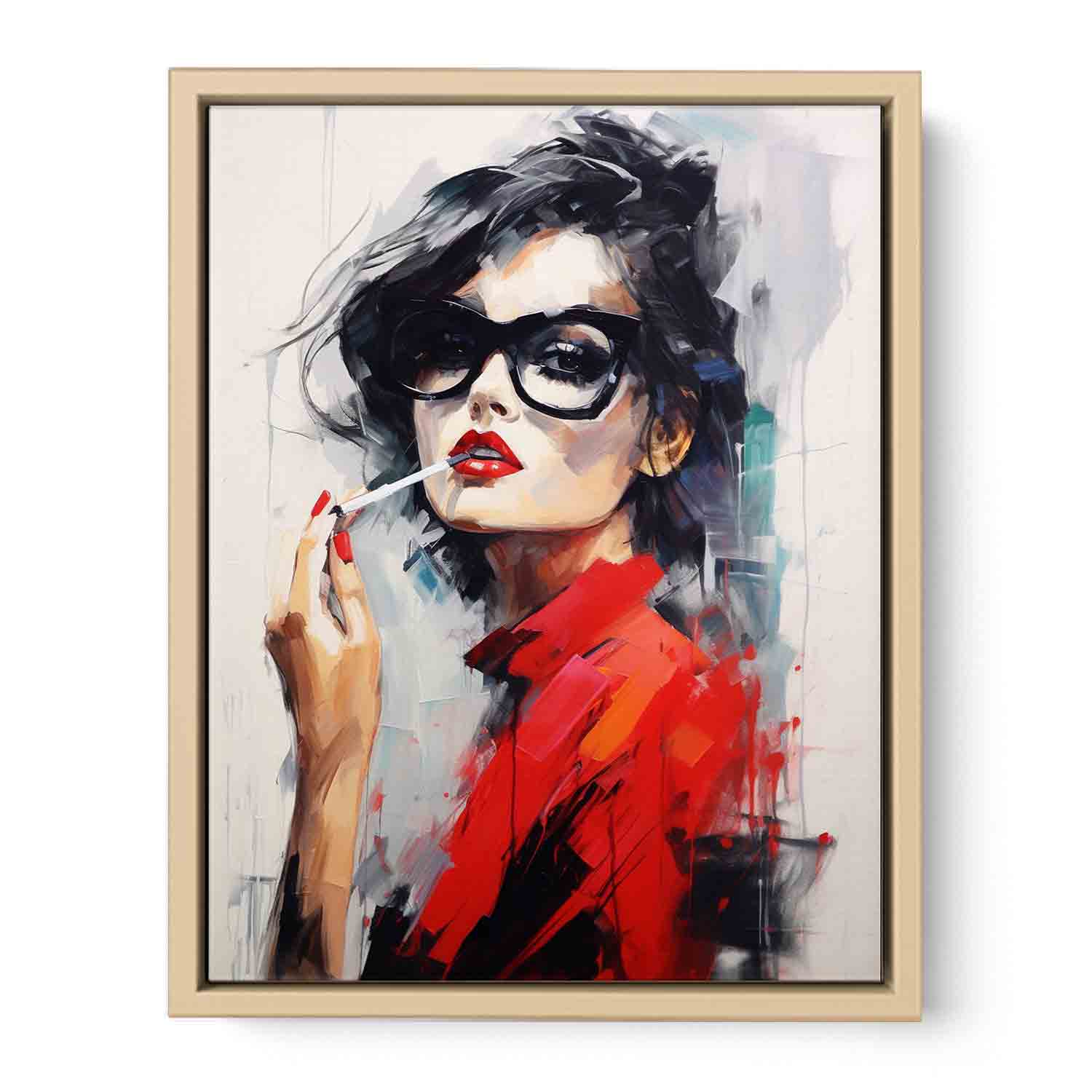 Crimson Haze  Art Print