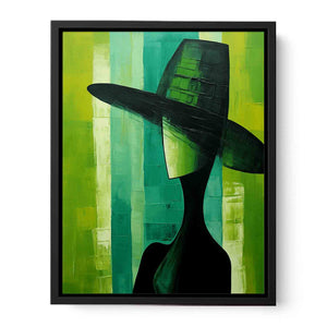 Emerald Fragments  Canvas Print