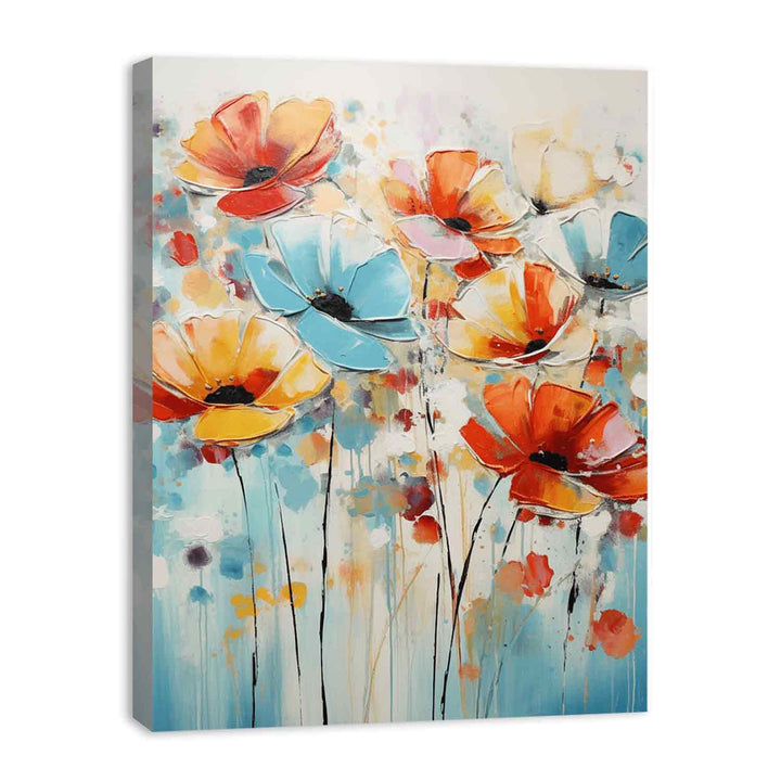 Colorful Flowers Painting