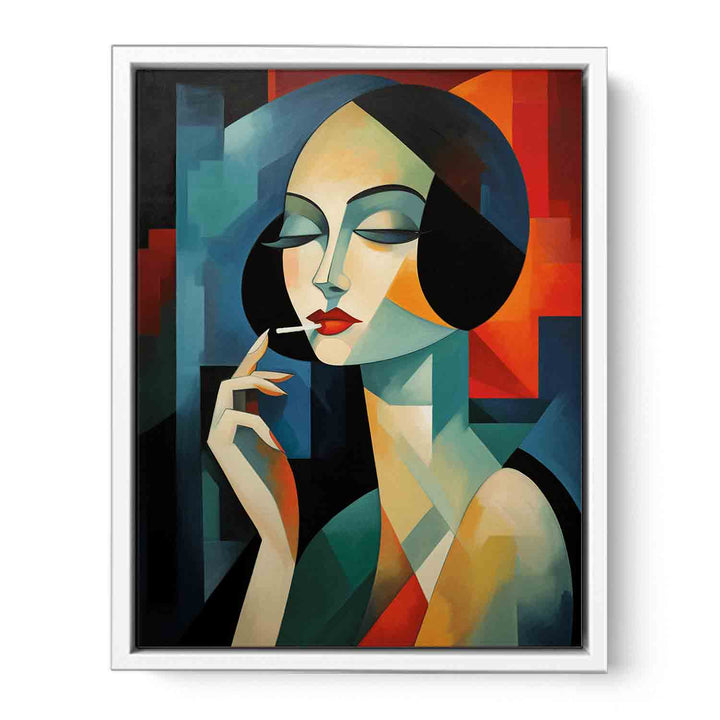 The Angled Breath Framed Print