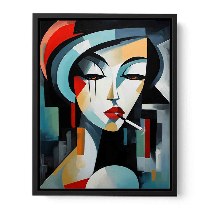 Cubist Muse  Canvas Print