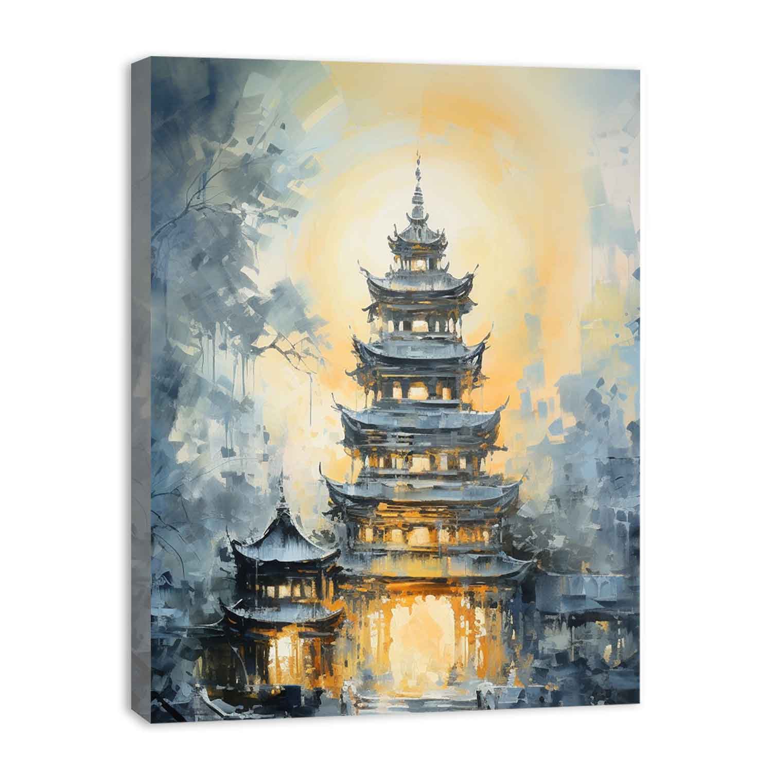 Zen in Wood Painting
