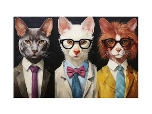 Modern Animal with Glasses