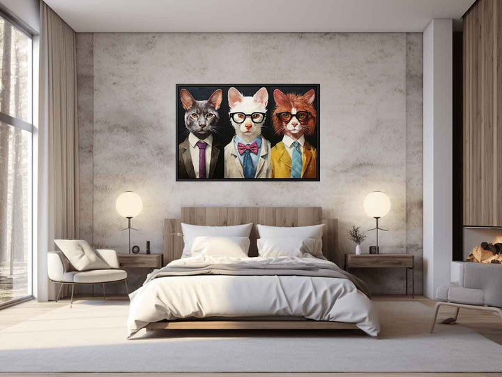 Modern Animal with Glasses  Painting