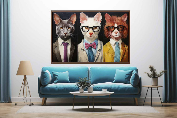 Modern Animal with Glasses  Painting