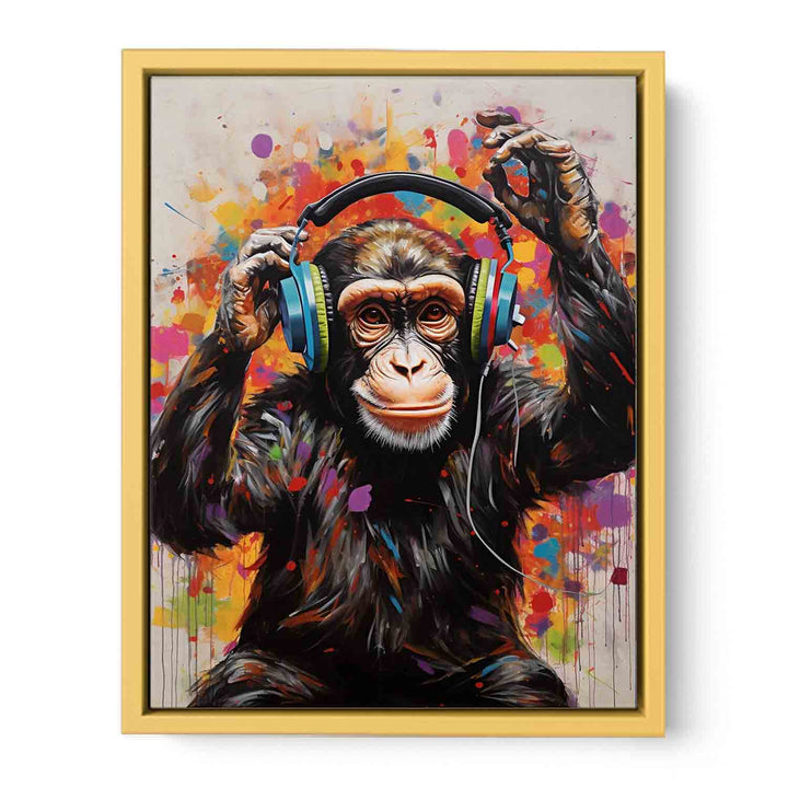 Modern Monkey    Streched canvas