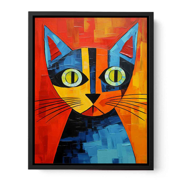 Cubism Cat  Canvas Print