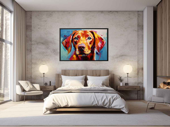 Red Dog  Painting