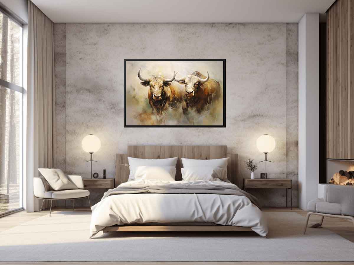 Bulls Painting