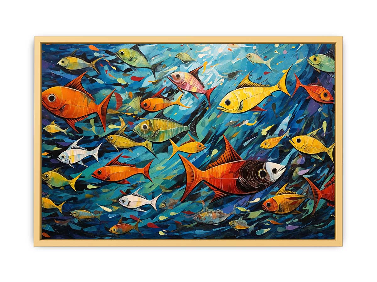 Plenty of Fish  Streched canvas