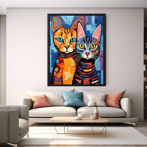 Two Cat Painting