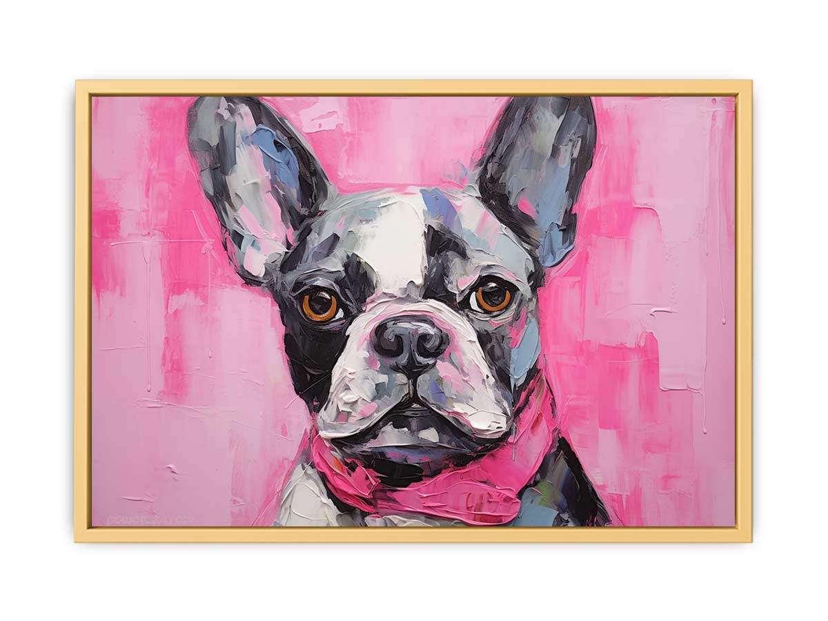 Pug Dog  Streched canvas