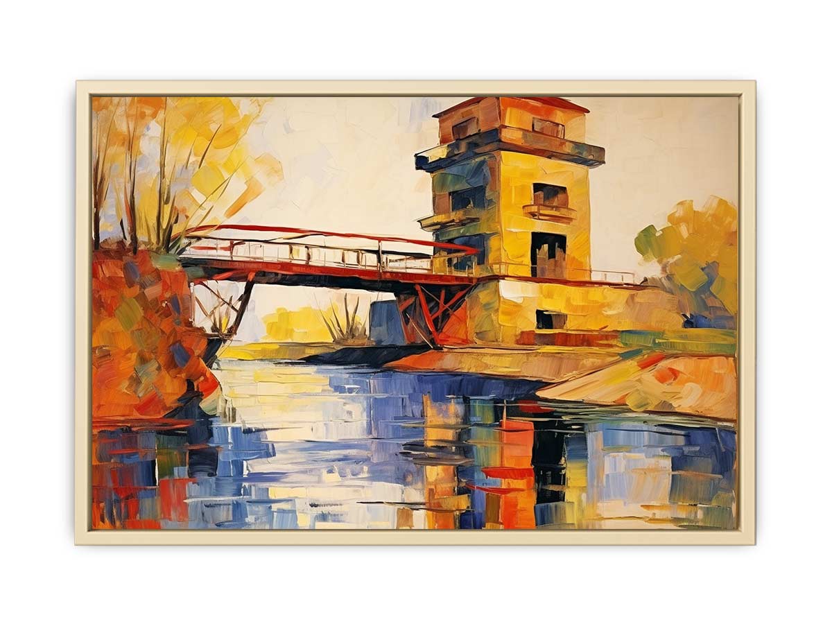 Building Modern Art Painting   Art Print