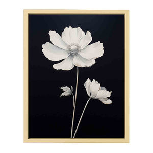 White  Flower Painting   Art Print