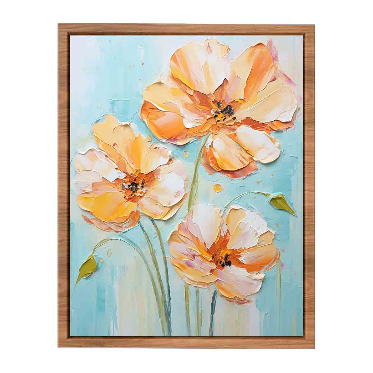 Sepia Bloom Poster