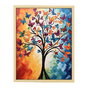 Buterfuly Tree Modern Art  Art Print