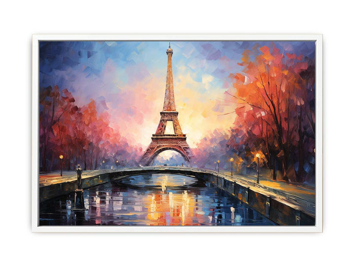 Eiffel Sunset Framed Print