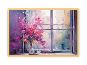Still Life Window Art   Streched canvas