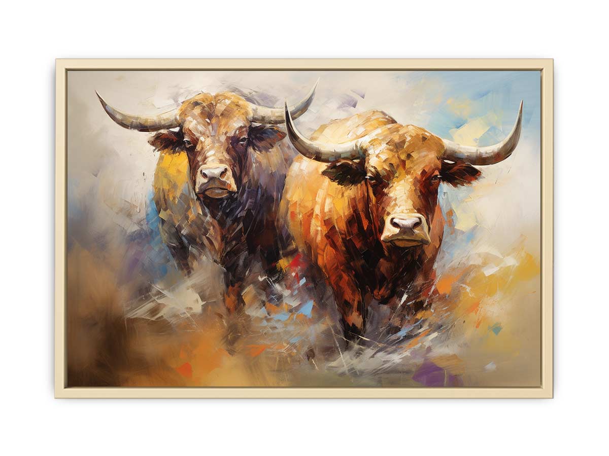 Spirit of the Shaggy Giants Bull  Art Print